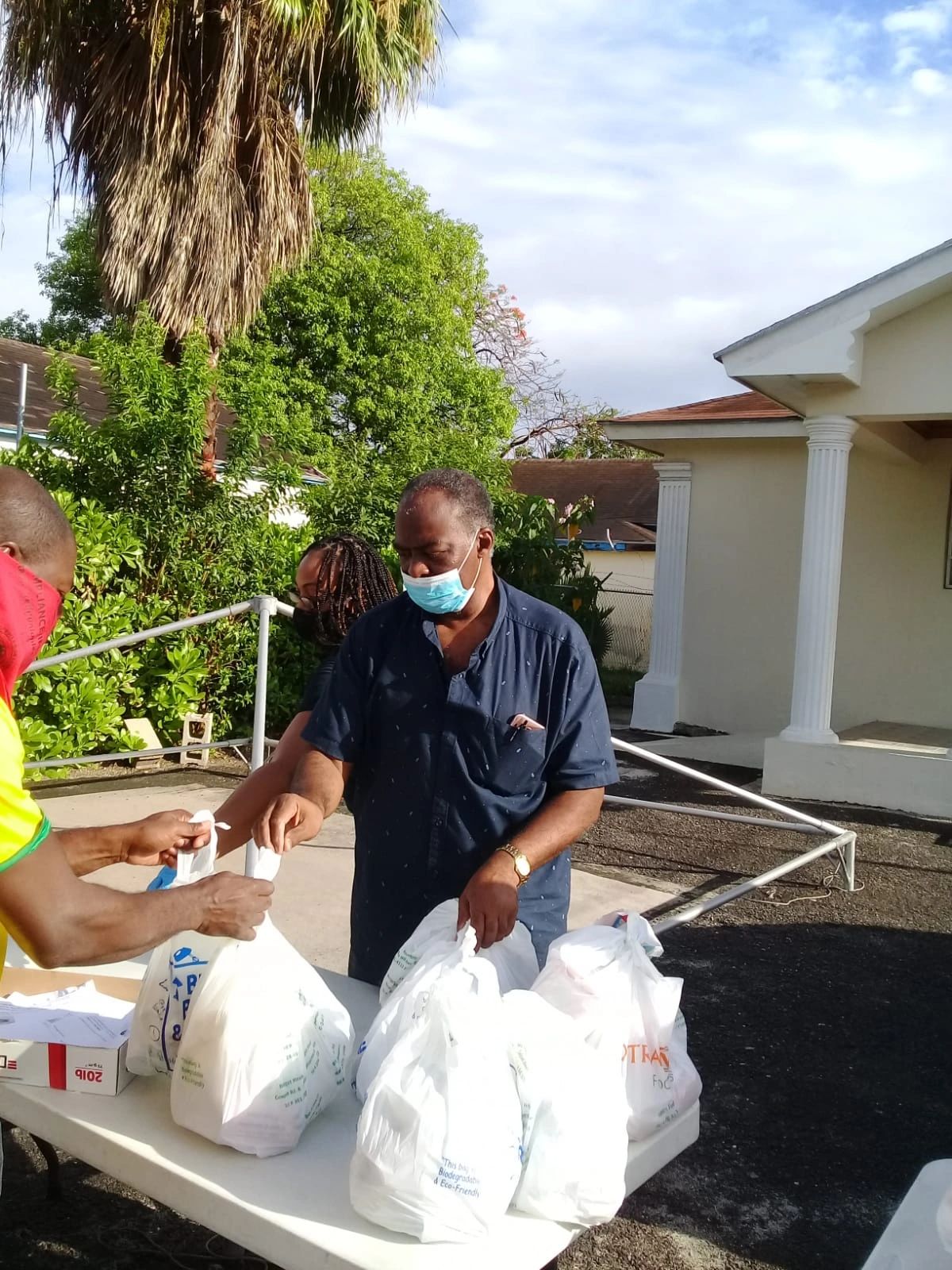 Volunteers at a Big Harvest community gathering